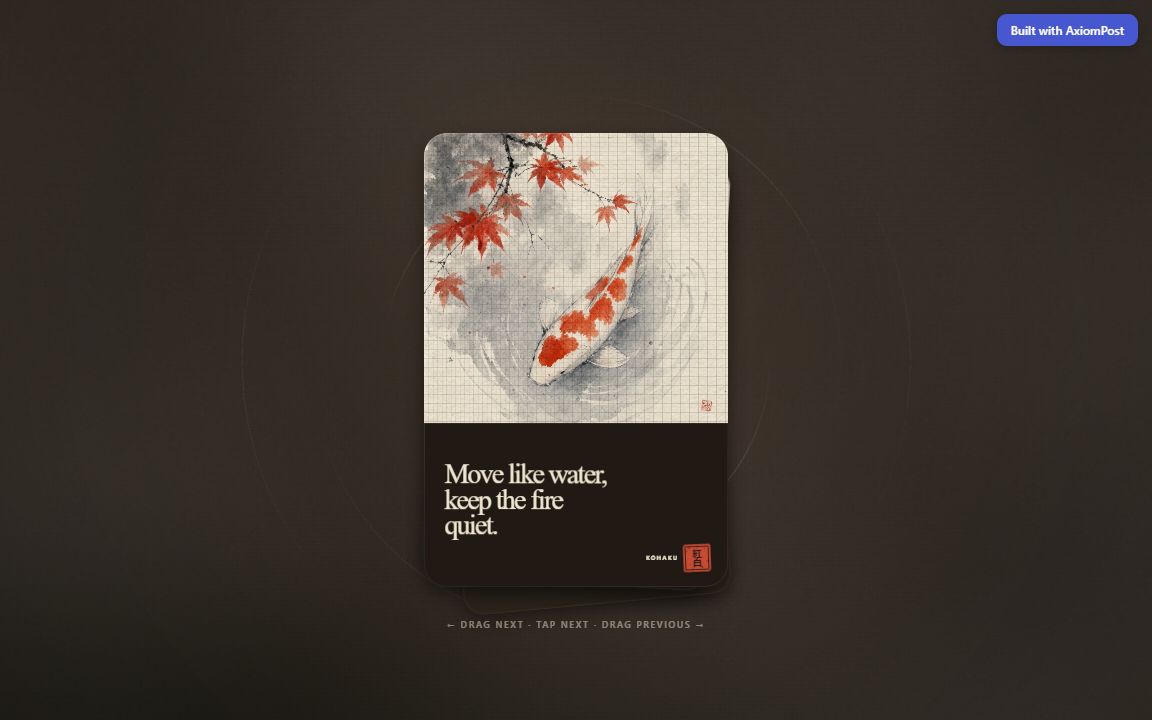 Koi Studies demo