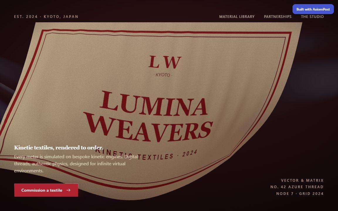 Woven Cloth demo